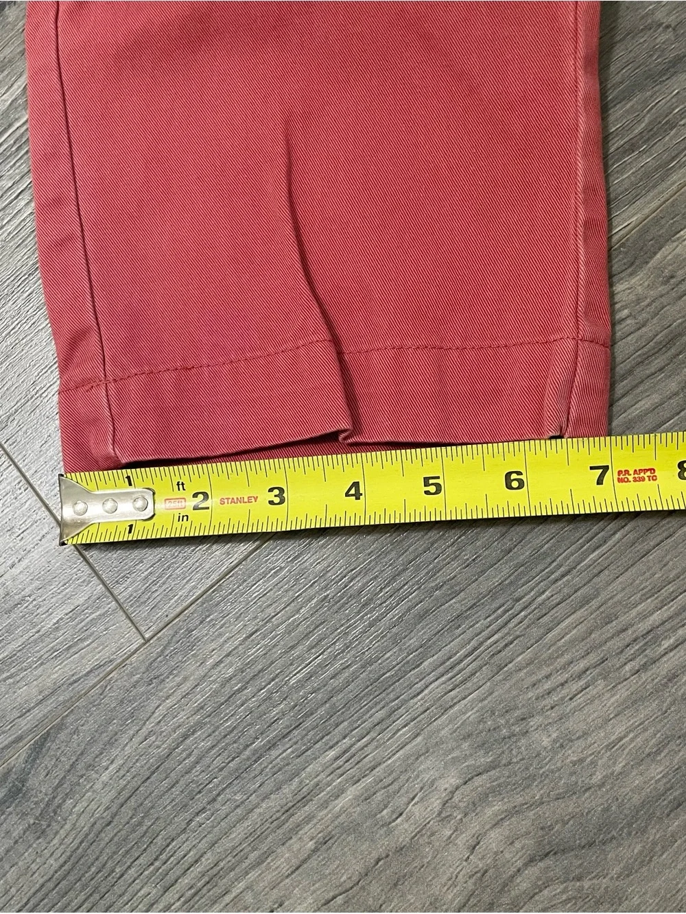 J. Crew Chinos Nantucket Red Men’s Size 31x30 Flat Front Straight Fit Khakis